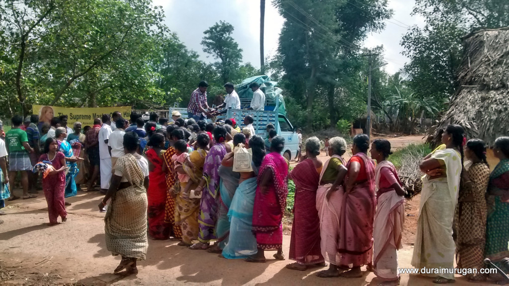 distribution in village